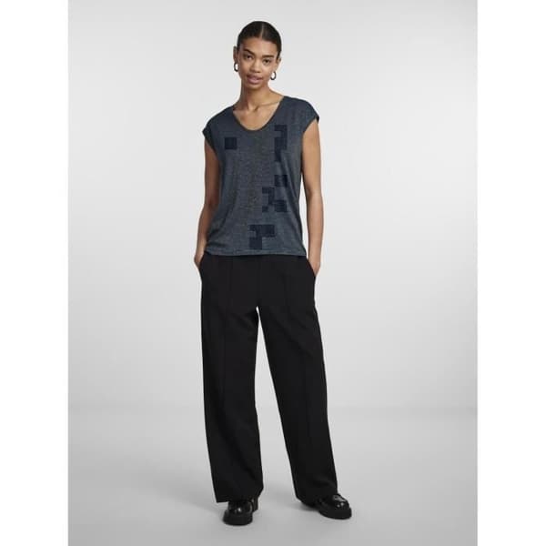 T-shirt dam Pieces Billo Lurex