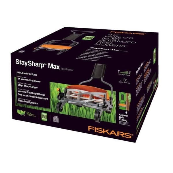 FISKARS Staysharp™ gräsklippare 45 cm klippbredd