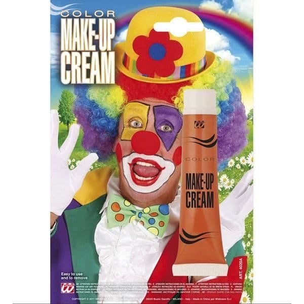 Orange karneval smink