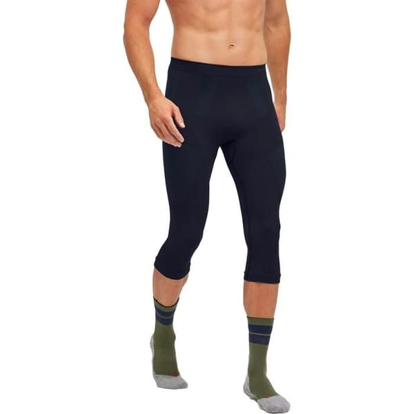 Legging 3/4 Falke Warm - svart