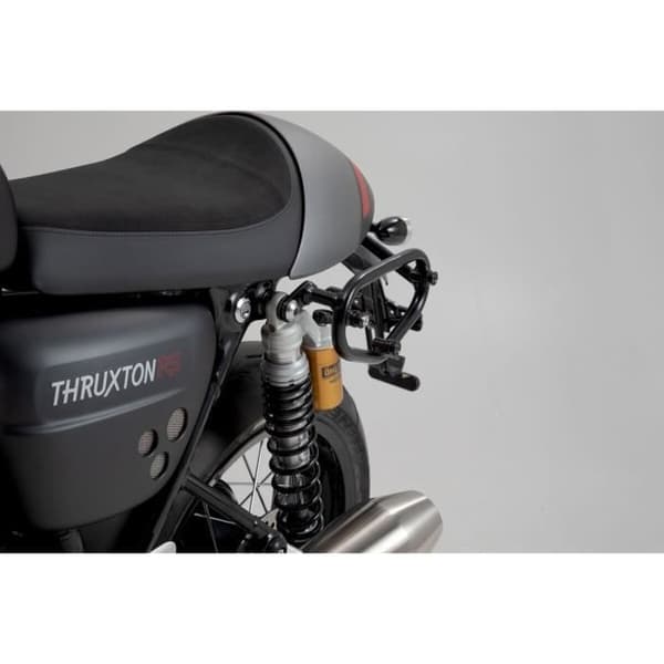 Vänster väska stöder SW-Motech SLC. Triumph Thruxton RS (19-). - svart - TU