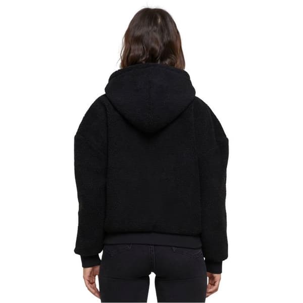 Urban Classics Dam - Oversized Sherpa Zip Hoody Jacka
