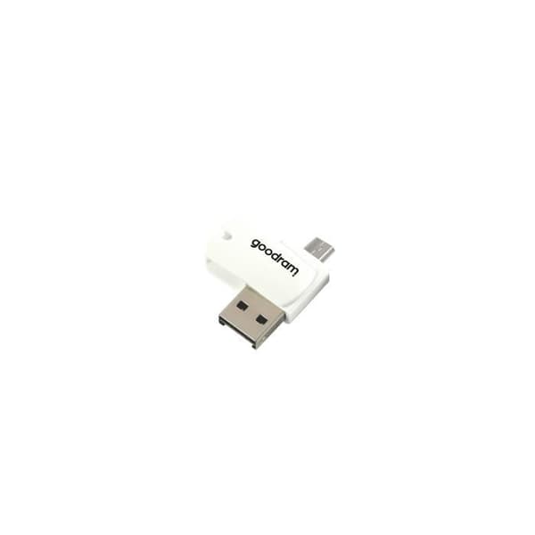 Minnekortläsare - GOOD RAM - AO20-MW01R11 - USB 2.0 - Micro-USB - Vit