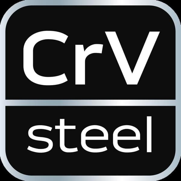 Burin 12 mm, CRV, handtag i två material