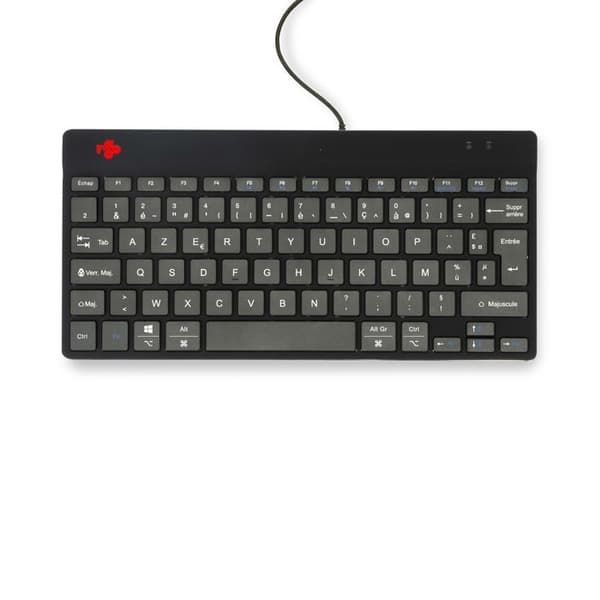R-Go Compact Break (svart, med sladd, AZERTY - FR)