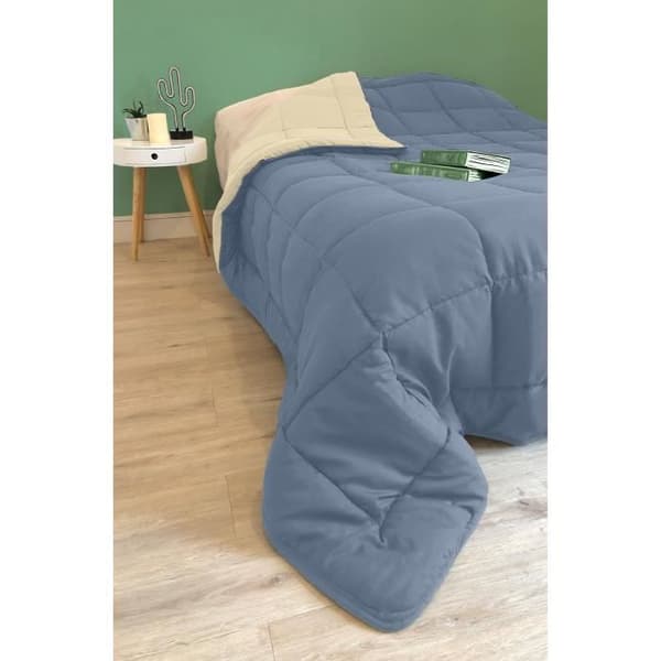 CALGARY Varmt täcke Microfiber 400g/m² Olja & Mastic 200x200cm