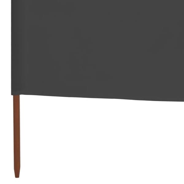 vidaXL 5-Panel Skärm Tyg 600 x 160 cm Antracit