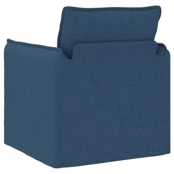 Blå Soffa 195 x 82 x 85 cm tyg