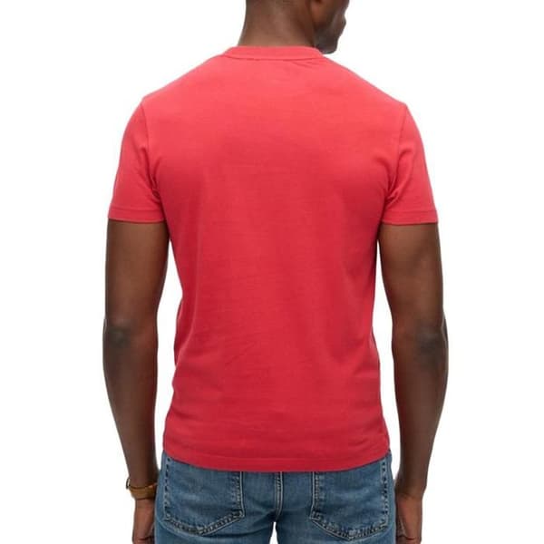 Röd T-shirt för män Superdry Essentials