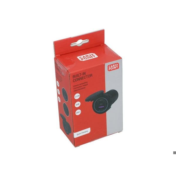 Snabbladdare Carpoint USBUSB-C 65W