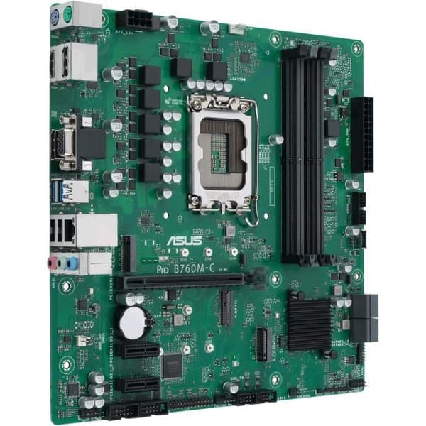 Moderkort - ASUS - PRO B760M-C-CSM - Intel B760 LGA 1700 micro ATX