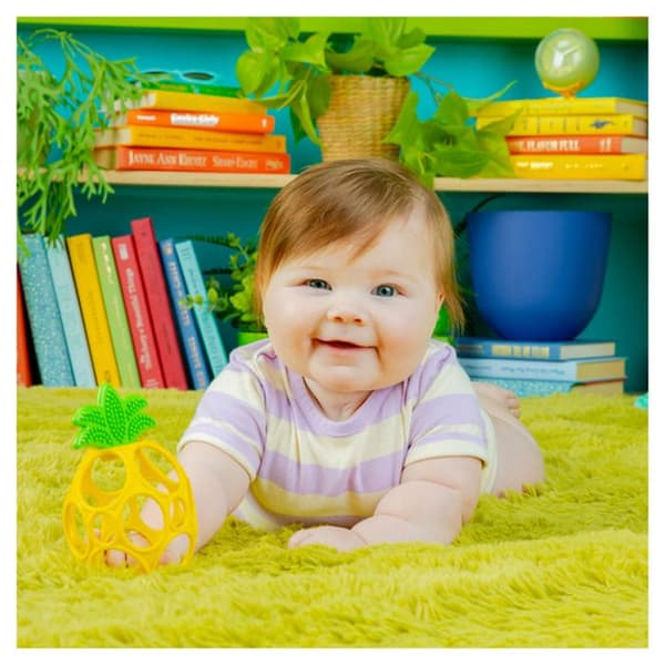 Bitleksak med ring - Ananas