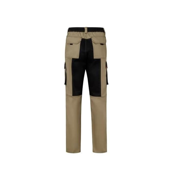 Multifunktionsarbetsbyxor Velilla - beige sand/svart