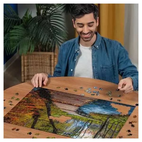 Pussel 1000 bitar - RAVENSBURGER - 12001764 - Höstskogsstig - 700 mm - 14+ år