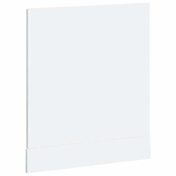 vidaXL Diskbords-panel Kalmar vit glans 60x1,5x57 cm 853659