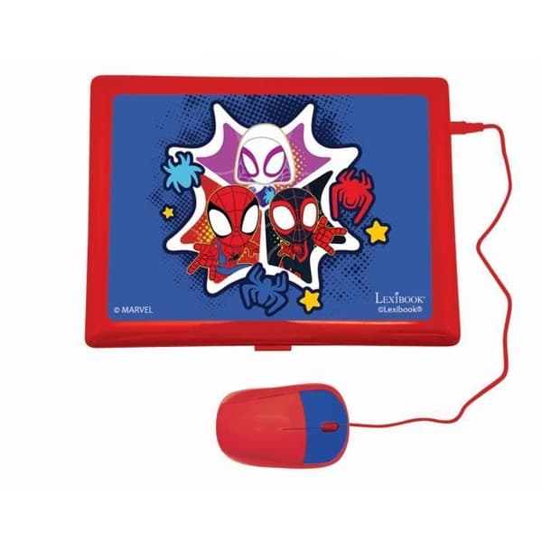 Bilingual Educational Computer Spiderman - LEXIBOOK - 124 aktiviteter