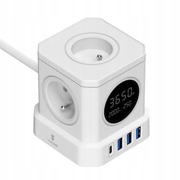 Ljud- och videoadapter Viking ACT44 strömadapter