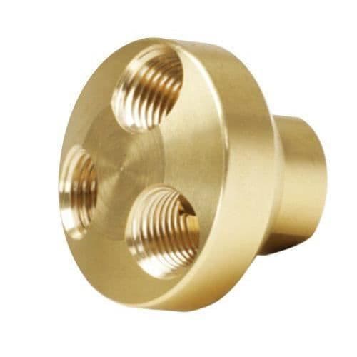Luftseparator - KS Tools - 515.3375 - 3 ingångar 1/4 - Gul - Verktyg och tillbehör