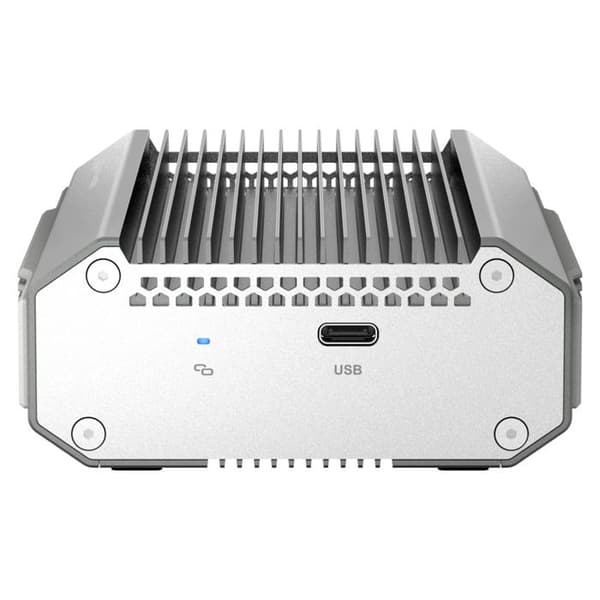 Nätadapter - QNAP - USB4 Typ-C - 2 x 10GBASE-T - RJ45 - Grå