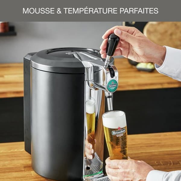 KRUPS Beertender® Kompaktmaskin för öl på fat, 5 L fat, VB450E10
