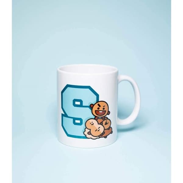 Tasse - BT21 - Shooky - Keramik - 330 ml - Blå