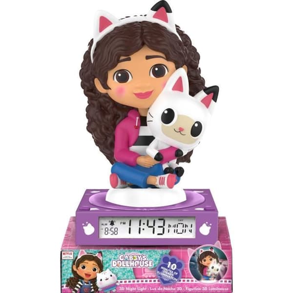 3D väckarklocka Gabbys Dockhus - KIDS LICENSING - GD00095