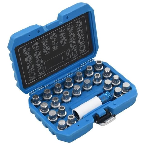 vidaXL Rim Lock Socket Set 23 st för VAG