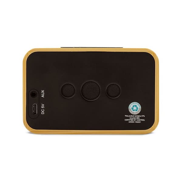 Högtalare - MOOOV - Bambu - Beige - Trådlös - Bluetooth - Induktionsladdare
