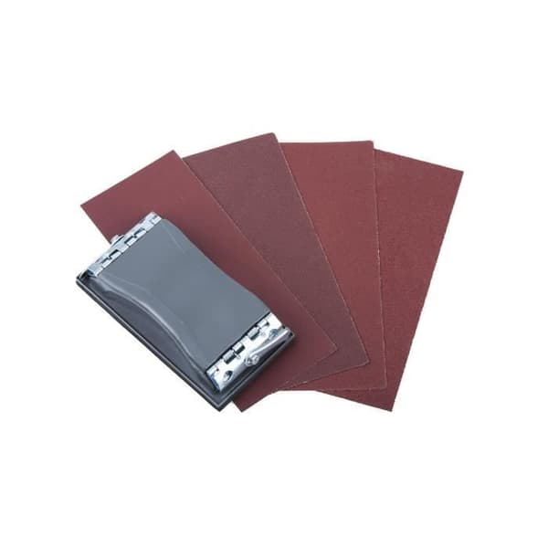 WOLFCRAFT Handslipblock med 40 slipkuddar