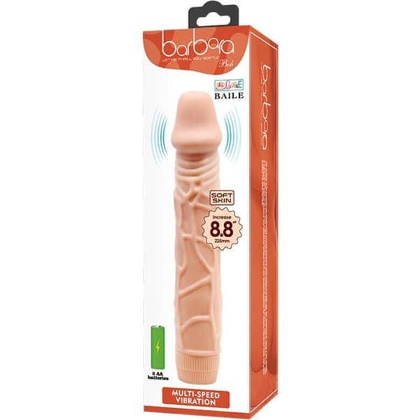Bob Realistic Vibrator - 22 cm - unisex / vuxen Beige