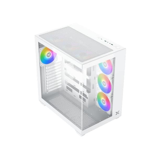 Datorlåda - Xigmatek - Aqua V Air ARGB - Vit - RGB - Modern design