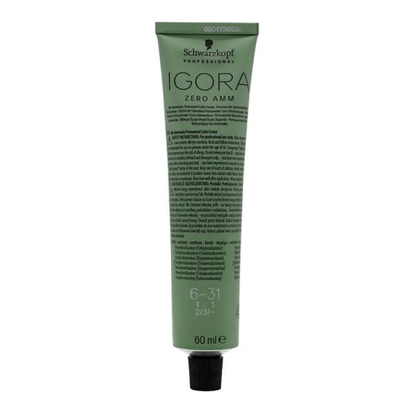Schwarzkopf Igora Zero Amm 6-31 Mörk Asblond 60ml