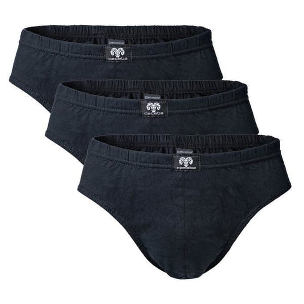 Pack med 3 stora Ceceba kalsonger i svart