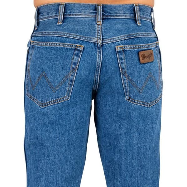 Jean Non Extensible - Wrangler - Texas - Blå - Regular Fit - Man
