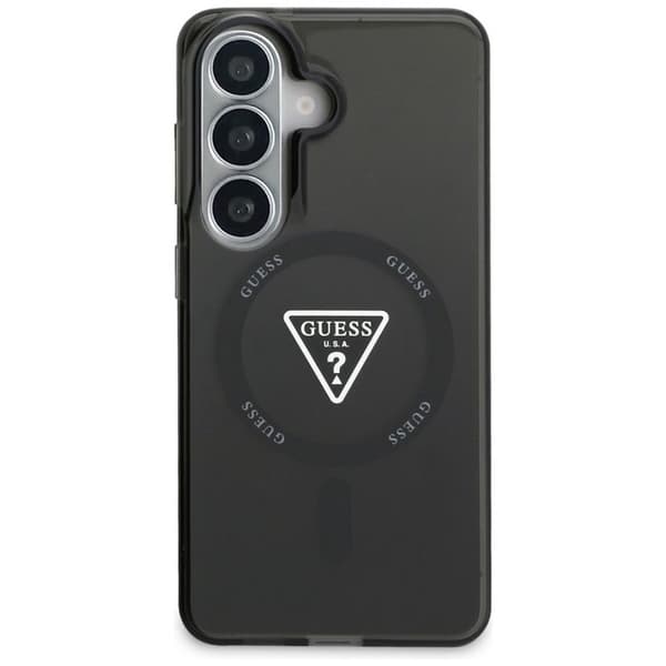 Coque Guess IML Gradient Triangle MagSafe för Samsung Galaxy S26 - Svart