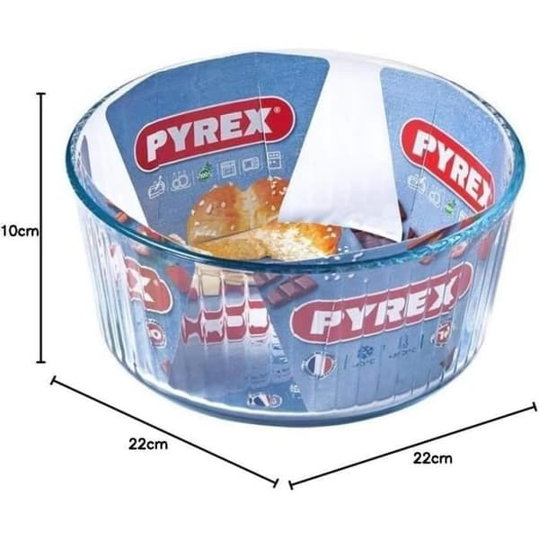 Suffléform - PYREX - 1450158 - I borosilikatglas - 21 cm