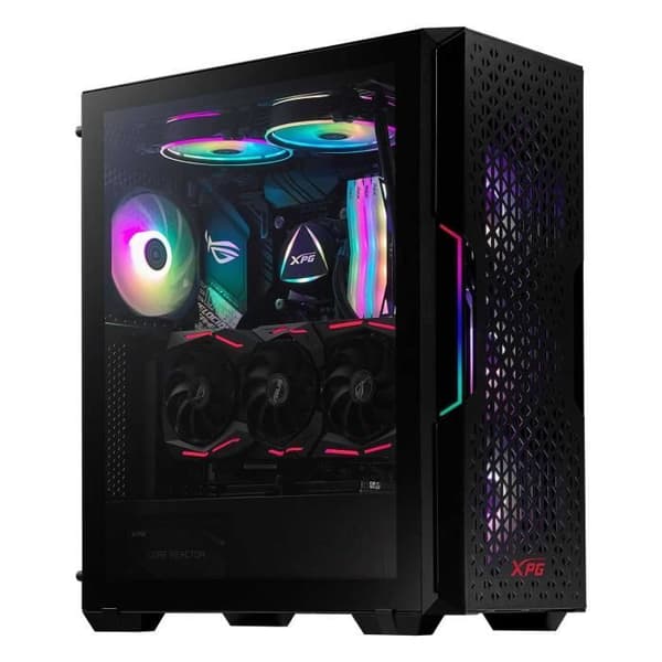 PC-chassi - ADATA - XPG STARKER AIR - Svart - 2 interna fack - 7 expansionsfack