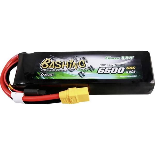 Gens ace Batteripack (LiPo) 11.1 V 6500 mAh hårt skydd XT90