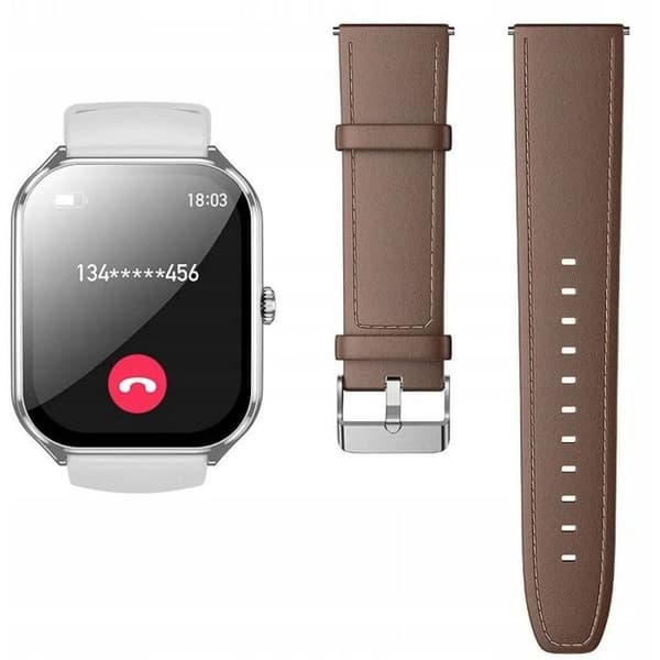 Smartklocka - HOCO - Y28 - AMOLED - samtalsfunktion - silver