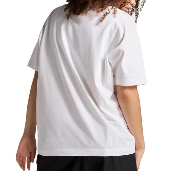 Vit T-shirt Dam Converse Blommig