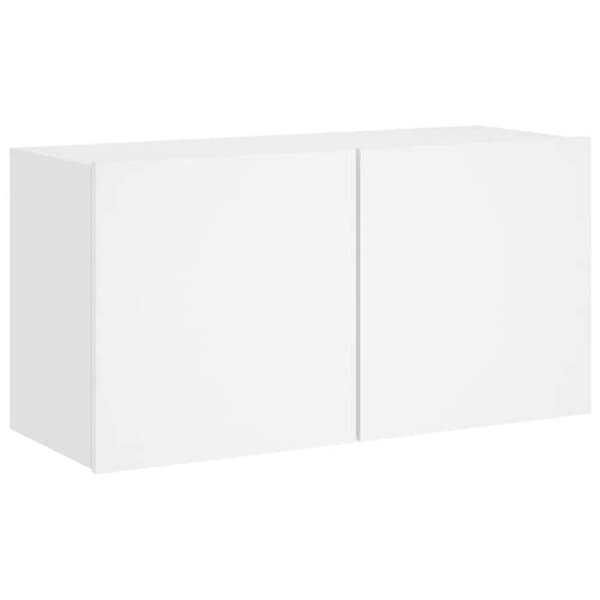 vidaXL Vägg-TV-enhet Vit 80x30x41 cm 836952