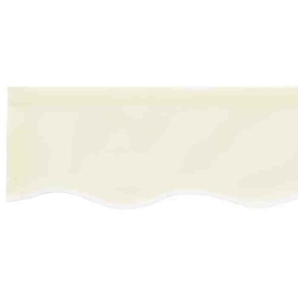 vidaXL Ersättningsduk för markis Creme 3,5 x 2 m Polyester 42000388