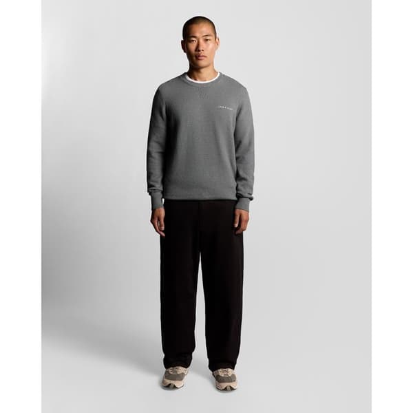 Lyle & Scott Script rundhalsad tröja