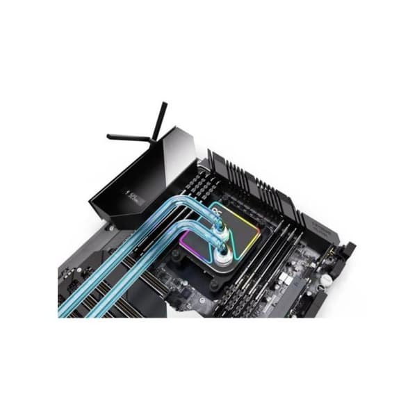 Vattenblock CPU - Alphacool - Core 1 - Noir - aRGB Aurora - Bas i nickelpläterad koppar