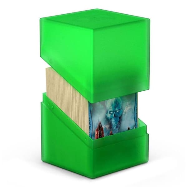 Ultimate Guard - Ultimate Guard - Boulder Deck Case 100+ standardstorlek Emerald