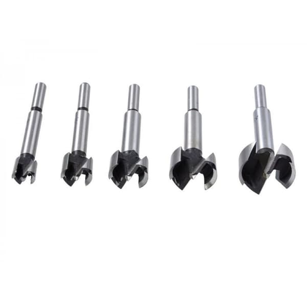 Träknutar - AWTOOLS - Set med 5 (15–35 mm) - Stång 8 mm - Härdat kolstål