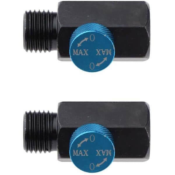 Pofet - HOA4292 - Set med 2 st solid stål 1/4 NPT in-line regulator för tryckluftsventil