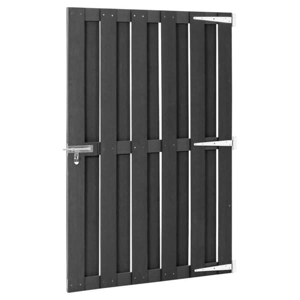 vidaXL WPC Gate 100x150 cm Grå