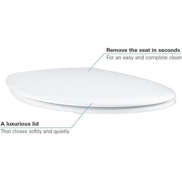 WC-lock - GROHE - Bau Ceramic - Duroplast - Alpinvit - SoftClose