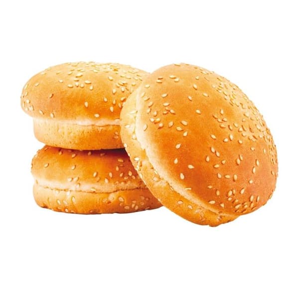 Perforerad stålform för 4 hamburgerbullar
